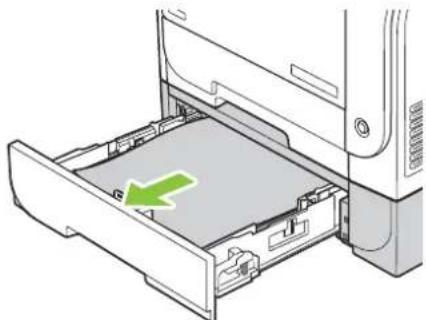 HP Color LaserJet CM2320n - Clear jams in tray 3 - 1