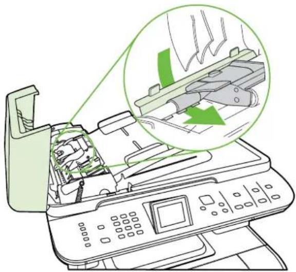 HP Color LaserJet CM2320n - Clear jams from the ADF - 9