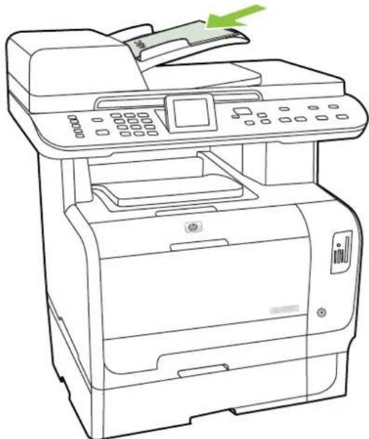 HP Color LaserJet CM2320n - Make two-sided copies from two-sided documents - 1