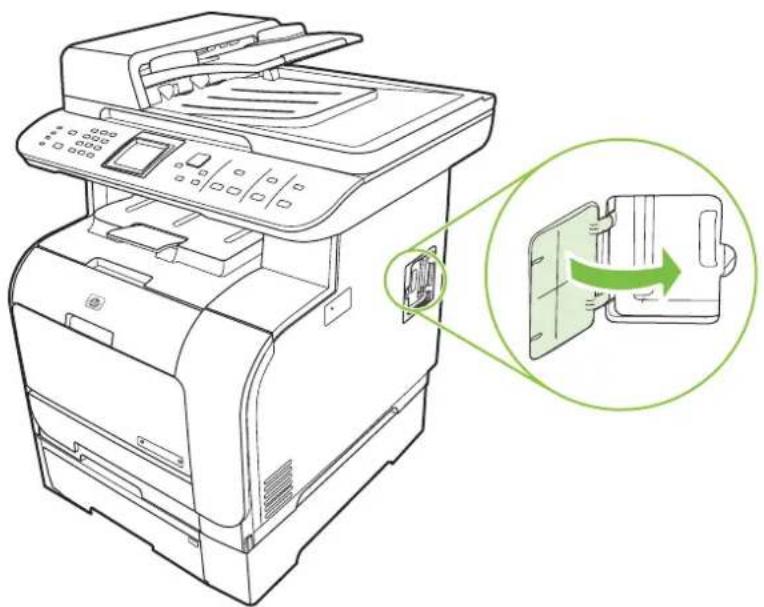 HP Color LaserJet CM2320n - Install a memory DIMM - 5