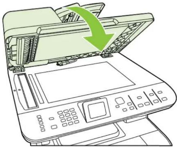 HP Color LaserJet CM2320n - Clear jams from the ADF - 7