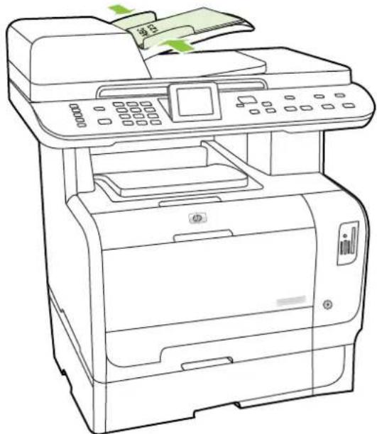 HP Color LaserJet CM2320n - Fax from the automatic document feeder (ADF) - 2
