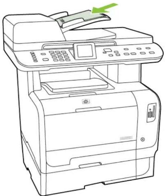 HP Color LaserJet CM2320n - Make two-sided copies from one-sided documents - 1