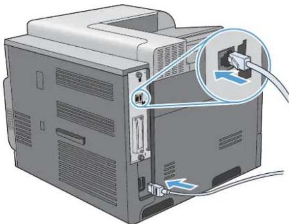 HP Color LaserJet Enterprise CP4525dn - Install external I/O cards - 8