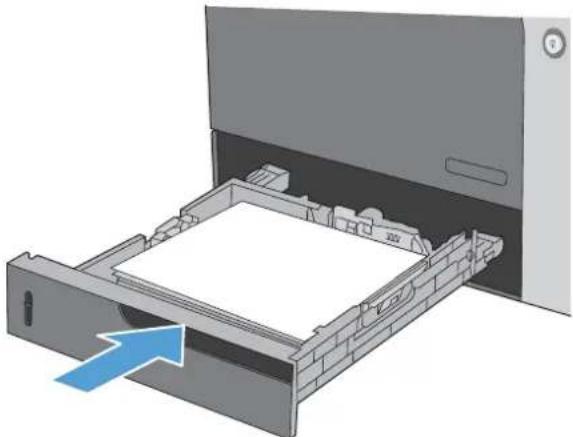 HP Color LaserJet Enterprise CP4525dn - Clear jams in Tray 2 or optional Trays 3, 4, or 5 - 2