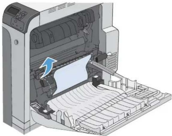 HP Color LaserJet Enterprise CP4525dn - Clear jams in the right door - 2