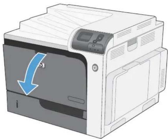 HP Color LaserJet Enterprise CP4525dn - Replace the toner collection unit - 2