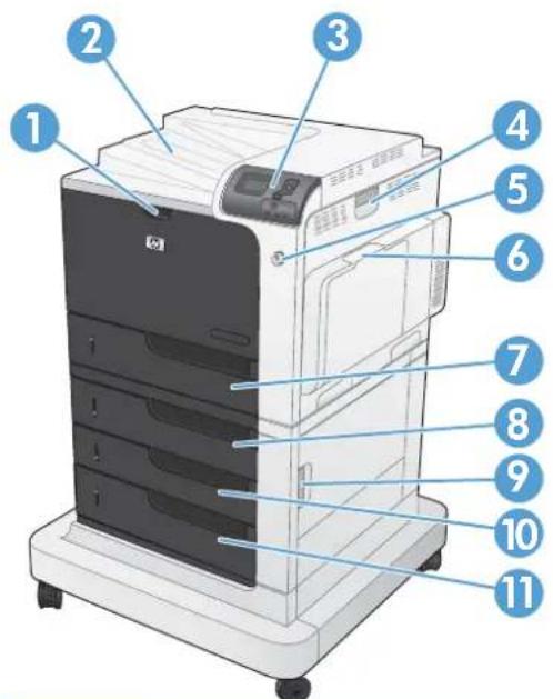 HP Color LaserJet Enterprise CP4525dn - Product views - 1