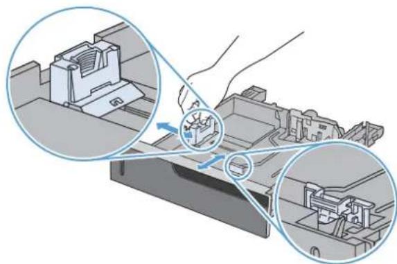 HP Color LaserJet Enterprise CP4525xh - Load Tray 2 and optional Trays 3, 4, and 5 with custom-size paper - 2