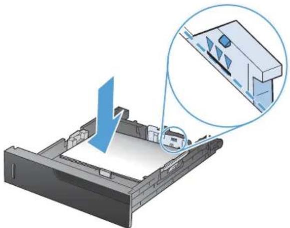 HP Color LaserJet Enterprise CP4525xh - Load Tray 2 and optional Trays 3, 4, and 5 with standard-size paper - 3