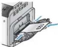 HP Color LaserJet Enterprise CP4525xh - Paper orientation for loading trays - 3