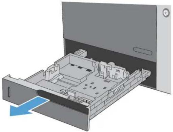 HP Color LaserJet Enterprise CP4525xh - Load Tray 2 and optional Trays 3, 4, and 5 with standard-size paper - 1