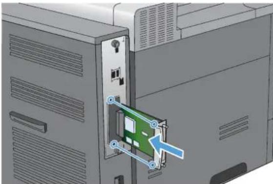 HP Color LaserJet Enterprise CP4525xh - Install external I/O cards - 6