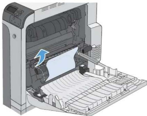 HP Color LaserJet Enterprise CP4525xh - Clear jams in Tray 1 - 3