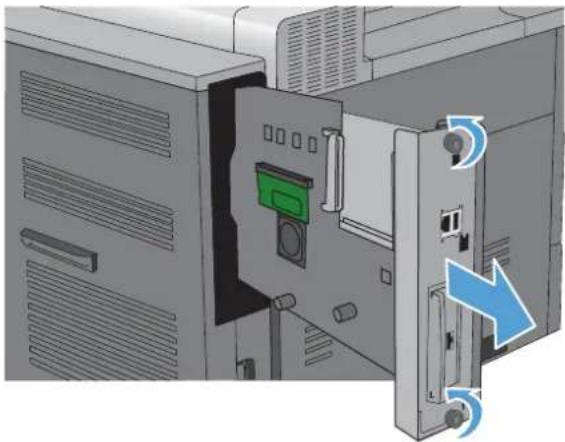 HP Color LaserJet Enterprise CP4525xh - Install memory DIMMs - 4