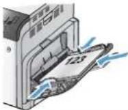 HP Color LaserJet Enterprise CP4525xh - Paper orientation for loading trays - 5