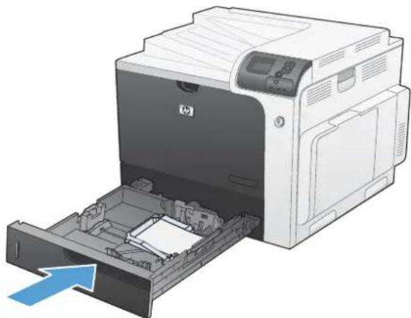 HP Color LaserJet Enterprise CP4525xh - Load Tray 2 with 10 × 15 ~cm (4 x 6 in) size paper - 6