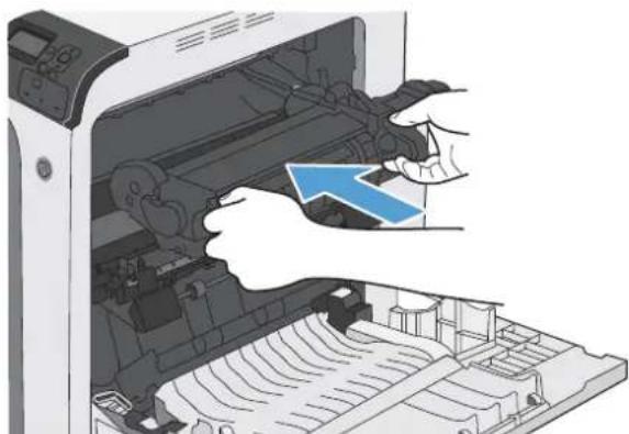 HP Color LaserJet Enterprise CP4525xh - Clear jams in the right door - 7