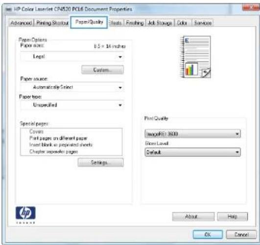 HP Color LaserJet Enterprise CP4525xh - Print on special paper, labels, or transparencies - 3