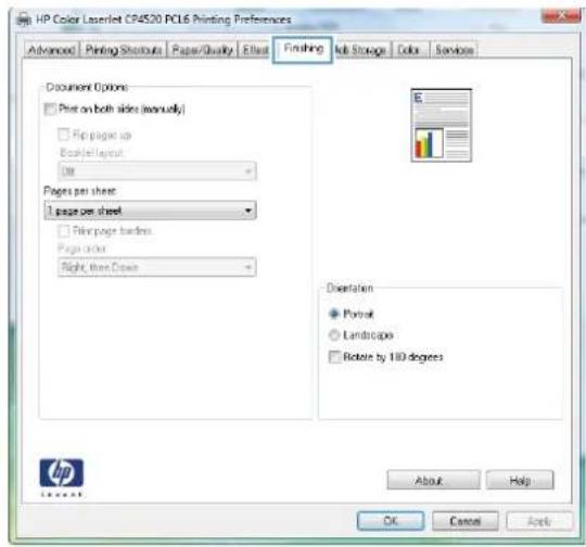 HP Color LaserJet Enterprise CP4525xh - Manually print on both sides with Windows - 4