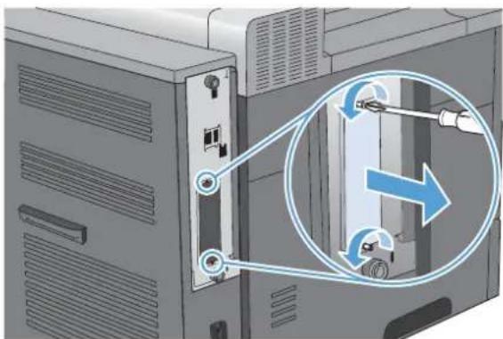HP Color LaserJet Enterprise CP4525xh - Install external I/O cards - 5