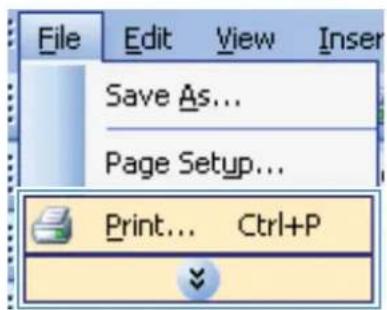 HP Color LaserJet CP5525dn - Use a printing shortcut with Windows - 1