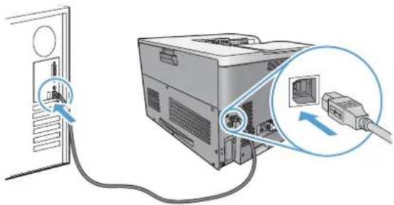 HP Color LaserJet CP5525dn - Connect with USB - 1