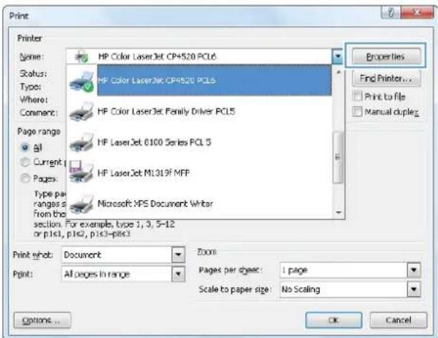 HP Color LaserJet CP5525dn - Manually print on both sides with Windows - 3