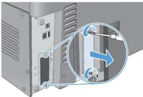 HP Color LaserJet CP5525dn - Install external I/O cards - 5