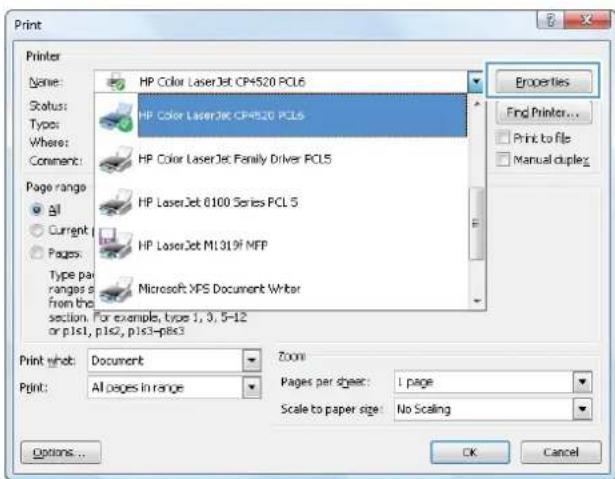 HP Color LaserJet CP5525dn - Print on preprinted letterhead or forms with Windows - 2