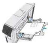 HP Color LaserJet CP5525dn - Paper type Image orientation Duplex mode How to load paper - 3