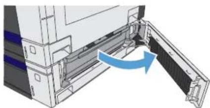 HP Color LaserJet CP5525dn - Clear jams from Tray 2, Tray 3, or an optional tray - 3