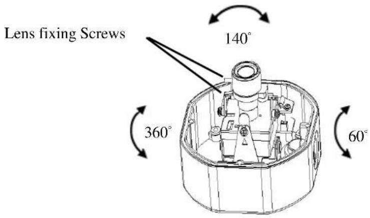 EverFocus EHD350 - View Angle Adjustment - 1