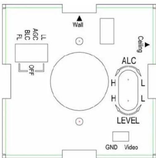 EverFocus EHD350 - DIP SWITCH FUNCTION - 1