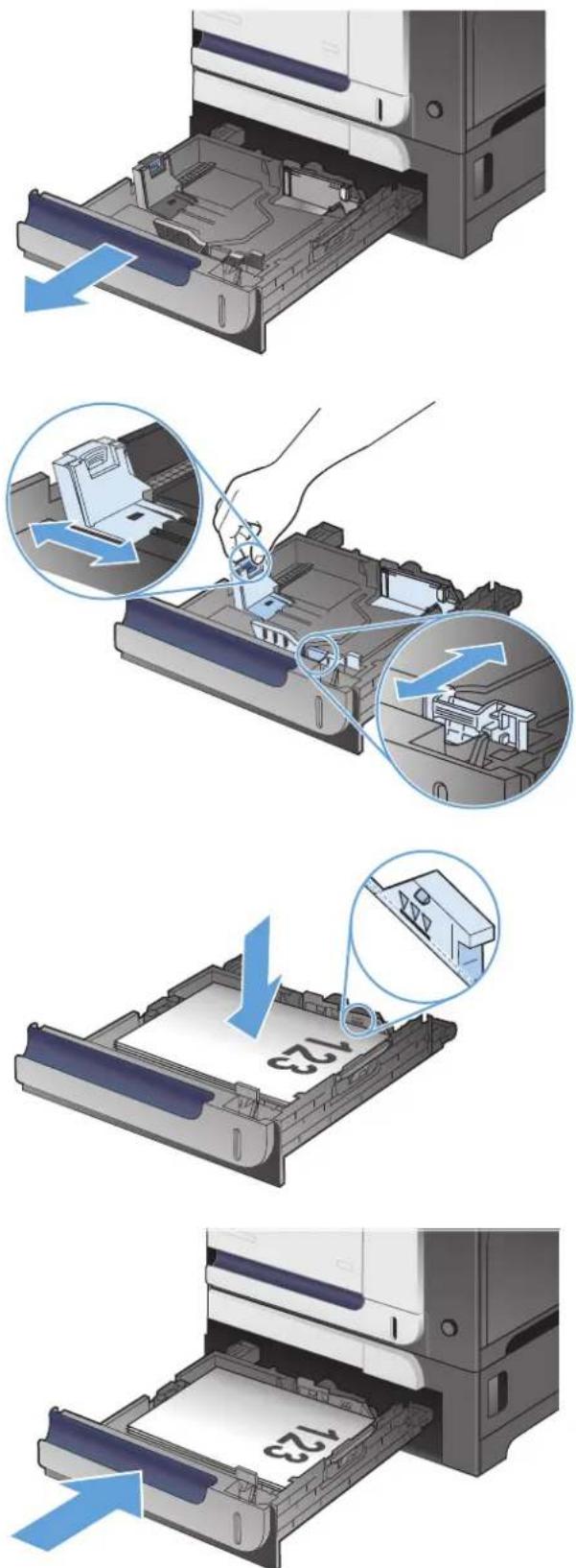 HP LaserJet Pro M570dn - Load Tray 3 - 2