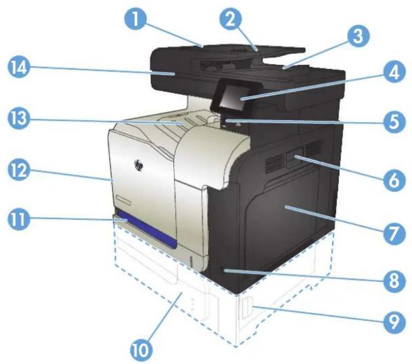 HP LaserJet Pro M570dn - Product views - 1