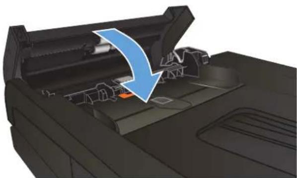 HP LaserJet Pro M570dn - Clean the pickup rollers and separation pad in the document feeder - 3