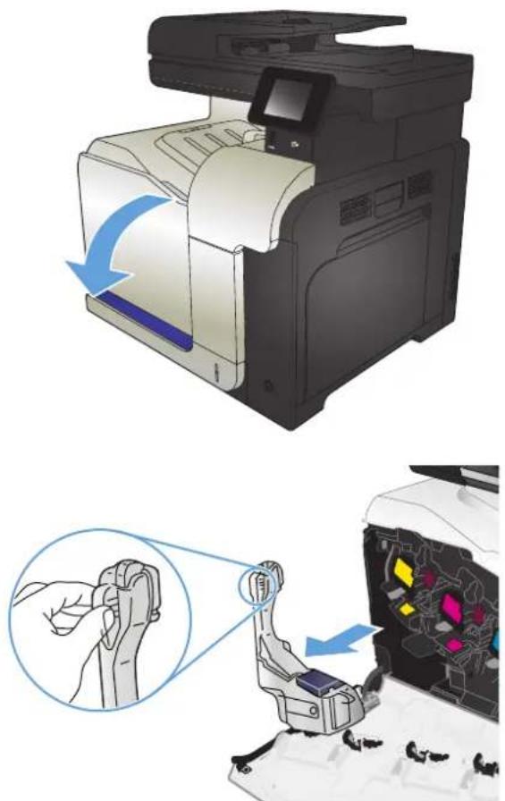 HP LaserJet Pro M570dn - Replace the toner collection unit - 3