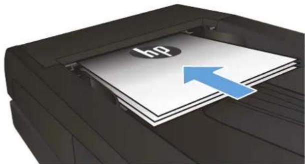 HP LaserJet Pro M570dn - Fax from the document feeder - 1