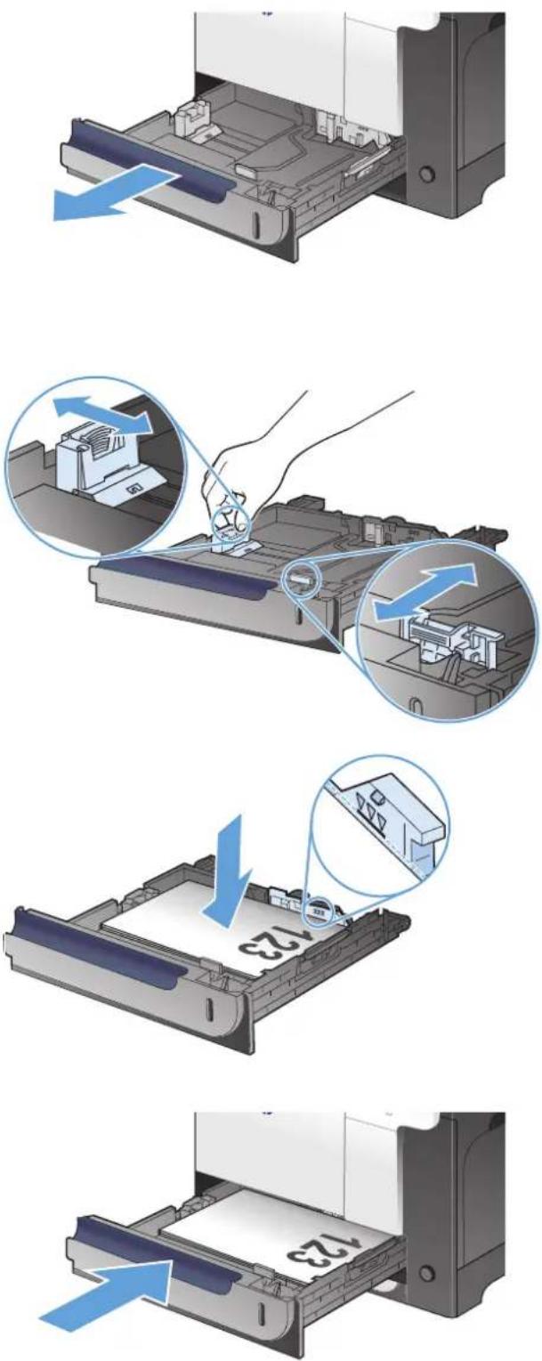 HP LaserJet Pro M570dn - Load Tray 2 - 2