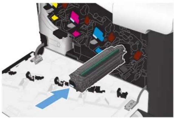 HP LaserJet Pro M570dn - Replace the toner cartridges - 8