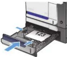 HP LaserJet Pro M570dn - Tray capacity and paper orientation - 3