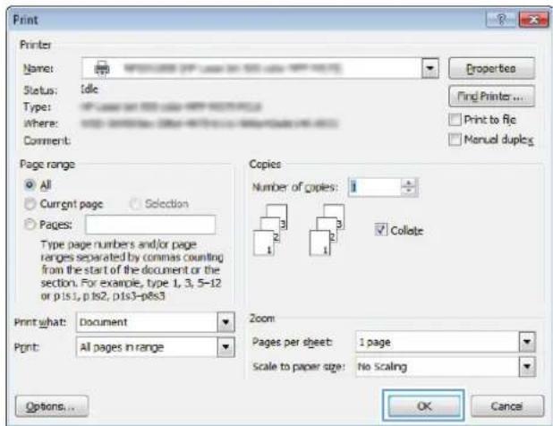 HP LaserJet Pro M570dn - Automatically print on both sides (Windows) - 4