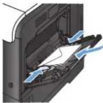 HP LaserJet Pro M570dn - Tray capacity and paper orientation - 4