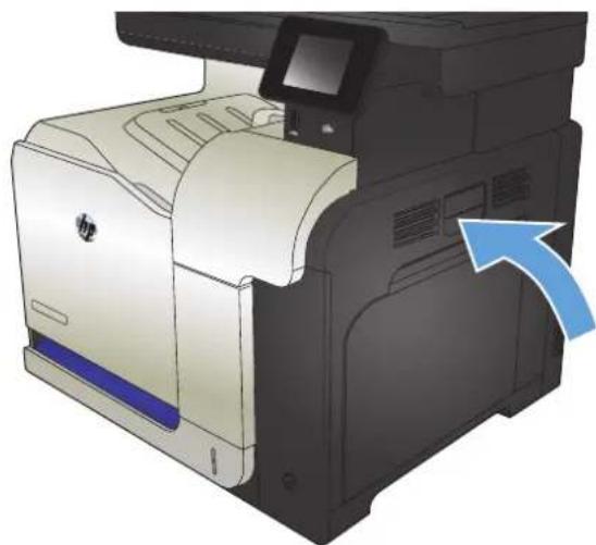 HP LaserJet Pro M570dn - Clear jams in the right door - 12