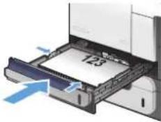 HP LaserJet Pro M570dn - Tray capacity and paper orientation - 2