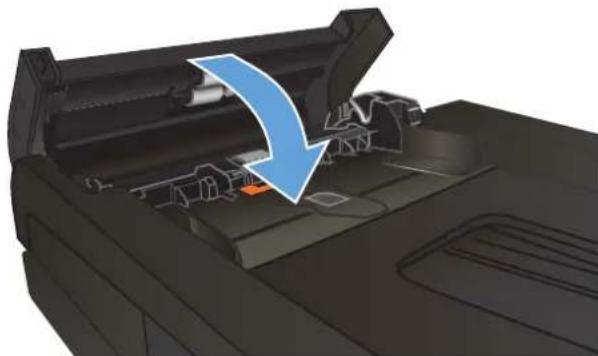 HP LaserJet Pro M570dn - Clean the pickup rollers and separation pad in the document feeder - 3