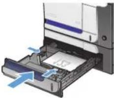 HP LaserJet Pro M570dn - Tray capacity and paper orientation - 4