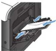 HP LaserJet Pro M570dn - Tray capacity and paper orientation - 5