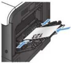 HP LaserJet Pro M570dn - Tray capacity and paper orientation - 3